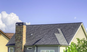 A picture of clean roof shingles