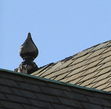 A picture of a clean roof decoration
