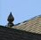 A picture of clean roof on old house